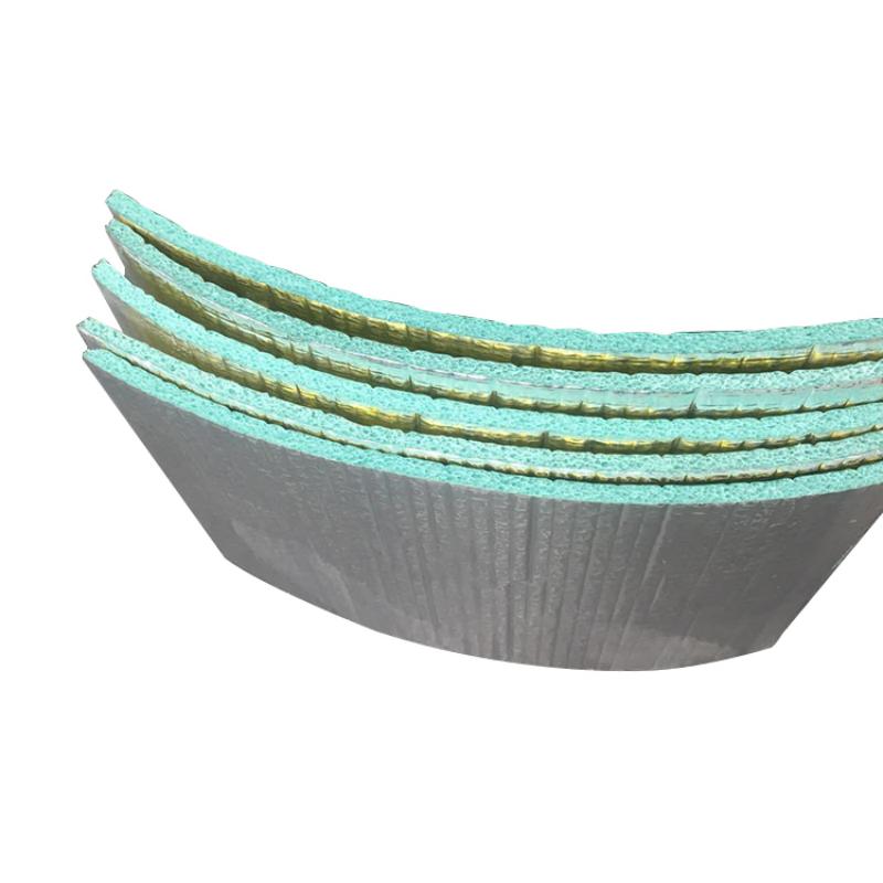 Aluminum Foil-Supported XPE Foam Roll Fireproof Adhesive Insulation - PAIDU